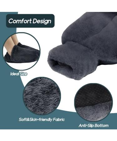 Foot Warmer Hot Water Bottle (2L) - Soft Winter Heating Mat for Adults & Kids - Electric-Free Gray Design - Buy Online on GoSupps.com