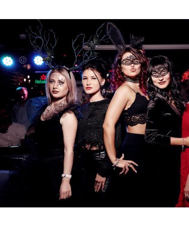 Lurrose Christmas Branch Antler Headband Butterfly Forest Animal Hair Band Reindeer Branch Hair Bands for Xmas Party Photo Props Black - Buy Online on GoSupps.com