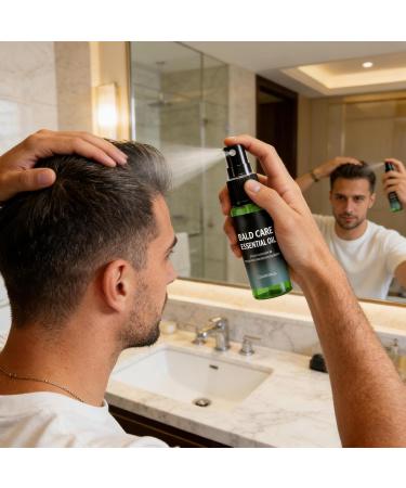 Bald Head Moisturizing Care Nourishing and Soothing Oil 20 ml - Refreshing Moisturizing Cream - For Night Care for Travel After Shave and Morning - Buy Online on GoSupps.com