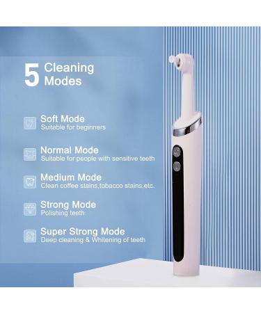 Electric Tooth Polisher & Whitening Kit | USB Rechargeable, Waterproof, Multifunctional Teeth Cleaning Tool - White - Buy Online on GoSupps.com