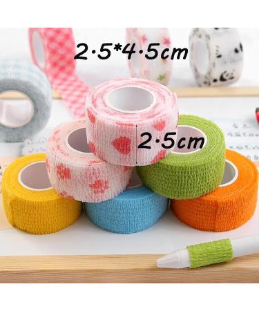 Buy Youyuer 20PC Self-Adhesive Cohesive Bandage Tape for Pets - Elastic Wrap for Dogs Horses & More (2.5cm x 4m) - Fixing Bandages for Wrists & Ankles - Buy Online on GoSupps.com