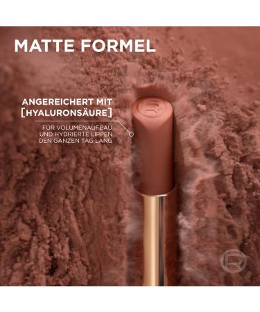 Buy L'Or al Paris Color Riche Intense Volume Matte Lipstick - 16 Hour Powdery Matte Finish in 520 Le Nude Defying (1.8g) | International Shipping Available - Buy Online on GoSupps.com