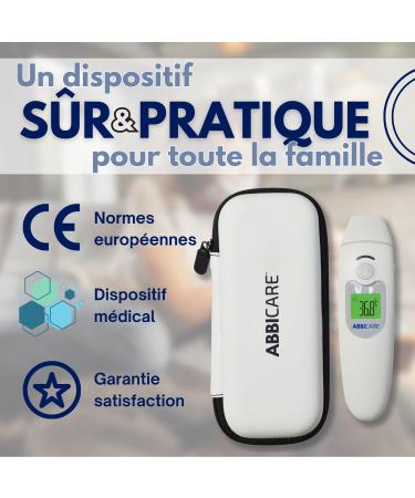Abbicare Multifunctional Ear Thermometer | Fast & Precise 1-Second Contactless | Ideal for Babies | Professional Infrared Thermometer for Home Use - Buy Online on GoSupps.com