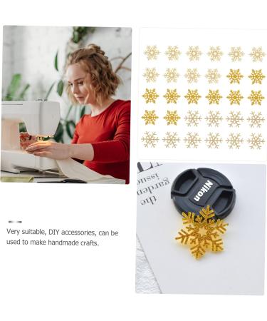 COHEALI 90 Pcs Snowflake Stickers Mini Iron Decal Badge Diy Sewing Patch Clothes Patches Dress Bride Fabric - Buy Online on GoSupps.com