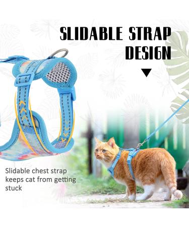 Supet Escape Proof Cat Harness and Leash Set - Adjustable Vest for Small and Large Kittens/Dogs - Green - Medium Size - Buy Online on GoSupps.com