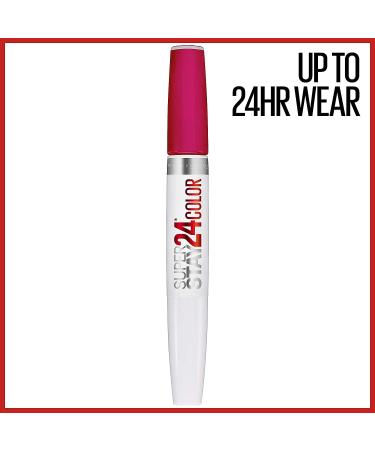 Maybelline Super Stay 24 Liquid Lipstick in Crisp Magenta - Long Lasting Color with Moisturizing Balm - Buy Online on GoSupps.com