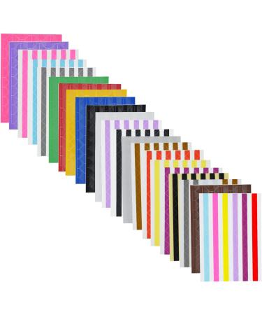 VIPbuy 2244 Count Photo Mounting Corner Stickers - Self Adhesive, Scrapbook Albums DIY Craft, 22 Sheets, 22 Colors Assorted - Buy Online on GoSupps.com