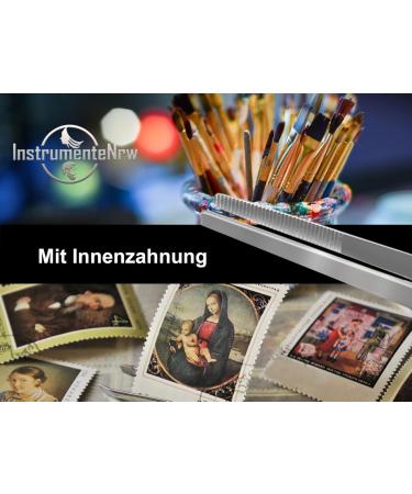 High-Quality 45 cm Stainless Steel Straight Tweezers with Internal Teeth for Precision | International Shipping Available - Buy Online on GoSupps.com