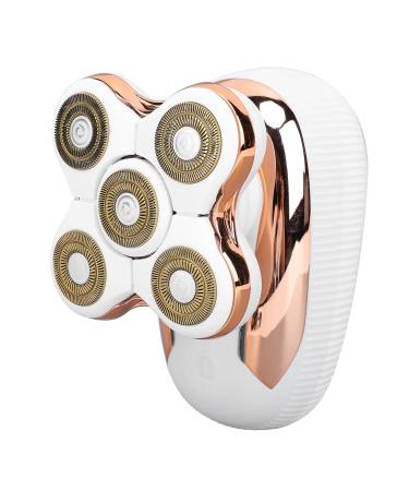 Sonew Electric trimmer for Women Washable Cordless Electric Trimmer with 5 Blades USB Rechargeable Lady trimmer for Underarms Legs