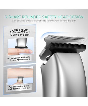 VOYOR Professional Cordless Hair Clippers for Men - T-Blade Trimmer & Beard Kit with LCD Display - Rechargeable Hair Cutting Set with 3 Guide Combs (Gold - Buy Online on GoSupps.com