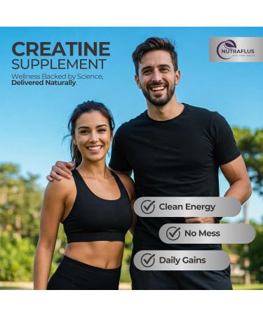 NUTRAFLUS Creatine Monohydrate Gummies Berry Flavored Creatine Supplements for Women and Men 120Pcs Pre Workout Gummies with BCAA Taurine Vitamin B12 - Promote Energy Boost Performance - Buy Online on GoSupps.com