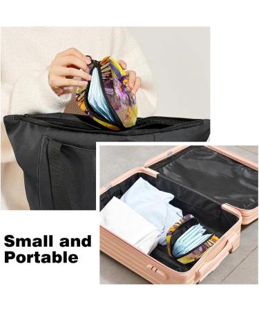 Stylish Storage Bags for Women & Teens | Butterfly & Flower Pattern | Portable Menstrual Cup & Breastfeeding Pillow Holder - Buy Online on GoSupps.com