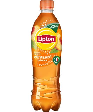Lipton Ice Tea Sparkling Peach 6 x 1.25L Pack - Buy Online on GoSupps.com