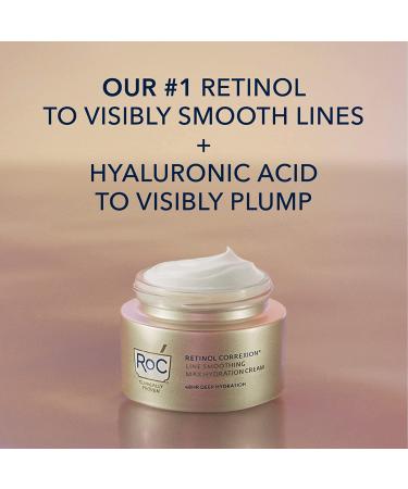 RoC Retinol Correxion Max Hydration Cream 1.7 oz - Fragrance Free Anti-Aging Moisturizer - Buy Online on GoSupps.com