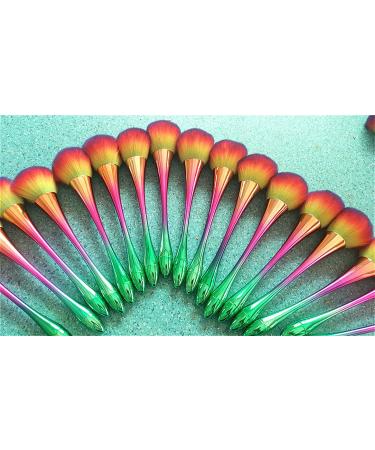 Large Powder Mineral Brush - Colorful Foundation & Blush Makeup Brush - Buy Online on GoSupps.com