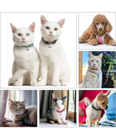 Molain 24-Piece Cat & Dog Collar Bells - Silver Training Bells with Key Ring - Perfect Pet Accessories for Festivals & DIY - Buy Online on GoSupps.com