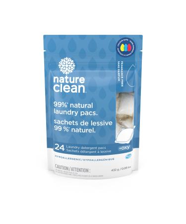 Nature Clean Laundry Pacs Unscented 24 Count