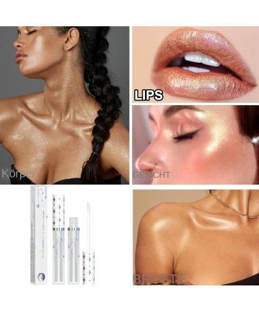  lyanny lyanny Liquid Complexion Illuminator Shimmering Cream Illuminator Liquid Brightener Water Resistant Glossy Finish for Face and Body - Buy Online on GoSupps.com