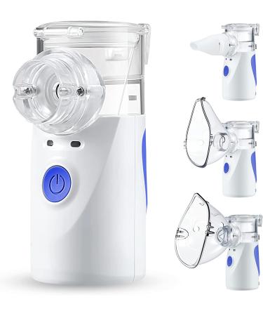 Portable Ultrasonic Mesh Nebulizer for Adults & Kids - Home Daily Use Steam Inhaler for Breathing Problems - Buy Online on GoSupps.com