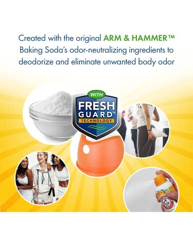 Arm & Hammer Invisible Body Powder Spray - Talc-Free Odor & Sweat Control for Men and Women - 7oz (Pack of 3) - Buy Online on GoSupps.com