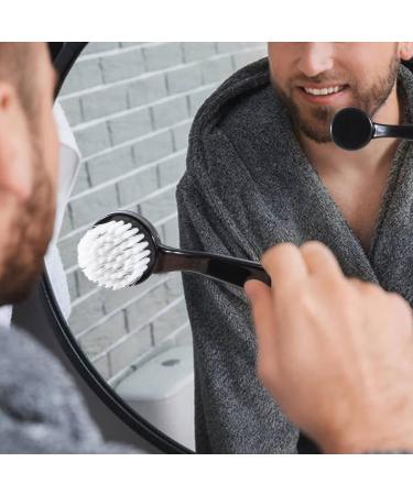 Raploy Soft Bristle Facial Cleansing Brush 3 Pack - Acrylic Handle for Exfoliating and Massage - Black Clear Purple (5.24x1.38) - Buy Online on GoSupps.com