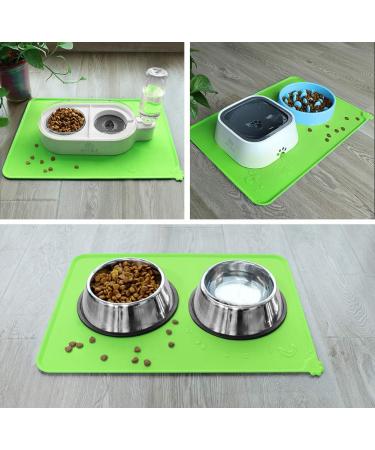 Buy Joytale Non-Slip Silicone Bowl Pad for Dogs & Cats - Waterproof 53x37cm Green - International Shipping Available - Buy Online on GoSupps.com