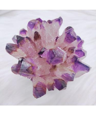 Crystal Rough Natural Crystal Rough Natural Crystal Cluster Amethyst Specimen Ore Purple Quartz ReikiStone Ra Crystals Home (Size : 600-700g)