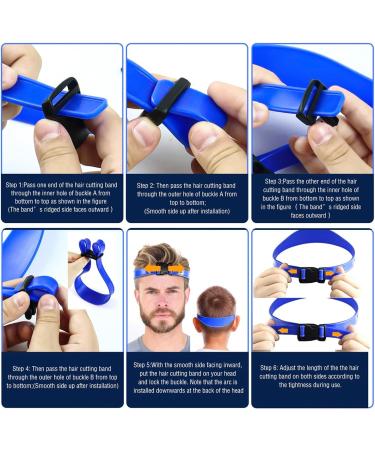 2Pcs Neckline Shaving Template and Hair Trimming Guide Curved Silicone Haircut Band for DIY Home Haircuts Fade and Taper Guide for Clippers - Buy Online on GoSupps.com