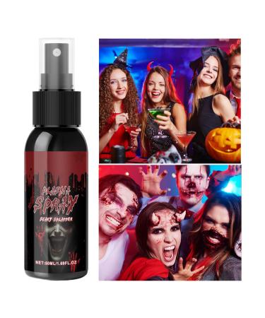 Opilroyn Fake Blood - Coagulated Gel | 50ml Body Paint Costume for Clothing Face Zombie Vampire Cosplay Fancy Dress Large Carnival