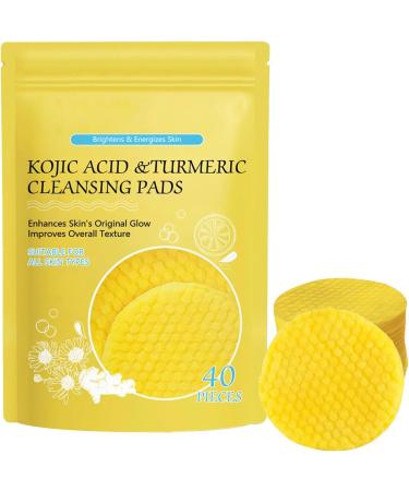 Turmeric Cleaning Pads for Dark Spots Turmeric Kojic Aci d E xfoliating Cleansing Pad Glow Up Pad Turmeric Kojic Pads Turmeric Pads Kojics Acid Turmeric Cleansing Pads Turmeric Pads - Buy Online on GoSupps.com