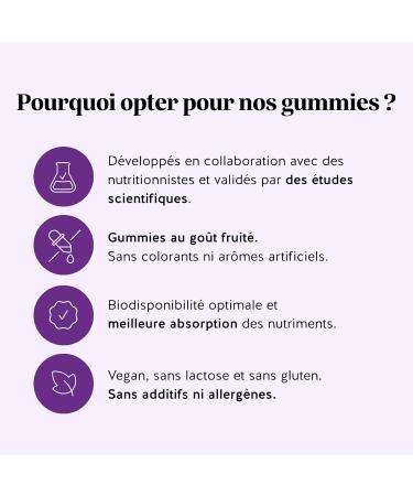 Femm'tastique SPM Cycle quilibr - Confort pr menstruel - avec 30mg de Poivre des moines Vitamine B6 et Extrait de Dong Quai - 90 unit s (3 Mois) - Vegan - Bears with Benefits 1 unit (Lot de 90) - Buy Online on GoSupps.com