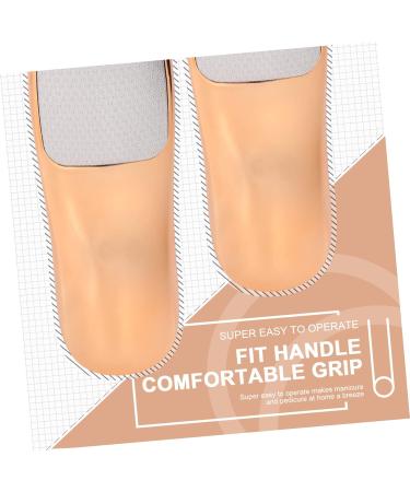 Housoutil Double-Sided Rubbing Board Pedicure Foot Scraper Foot Scrubber Foot Sander Pedicure Tools for Feet Callus Exfoliator Stainless Steel Pedicure File Bright Light - Buy Online on GoSupps.com