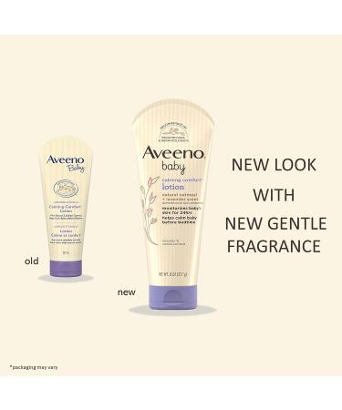 Aveeno Baby Calming Comfort Lotion - Lavender & Vanilla Scents - 8 fl. oz - Buy Online on GoSupps.com