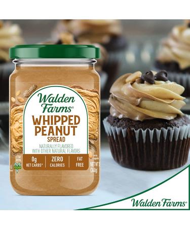 Walden Farms Whipped Peanut Spread 12 oz - Low Calorie, Delicious & Guilt-Free - Buy Online on GoSupps.com