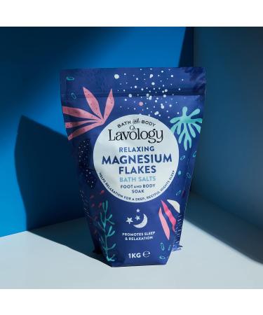 Lavology Flocons de magn sium - Tous les ingr dients naturels - Sels de bain apaisants et relaxants - 1kg x4 - Buy Online on GoSupps.com