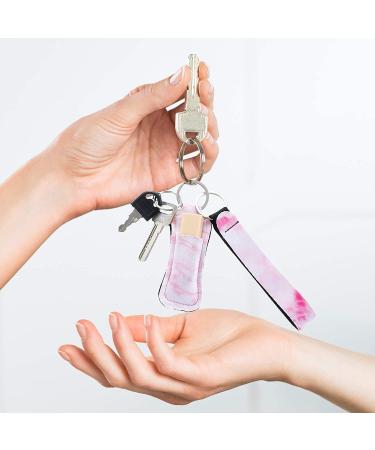 30-Piece Marble Chapstick Holder Keychain Sleeve Pouch for Women - Lip Balm Keyring Lanyard Wristlet Travel Accessories - Buy Online on GoSupps.com