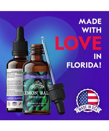 Lemon Balm Tincture - Organic Lemons Drops - Lemon Balm Extract - Made in USA - Organic 4 Fl Oz - Buy Online on GoSupps.com