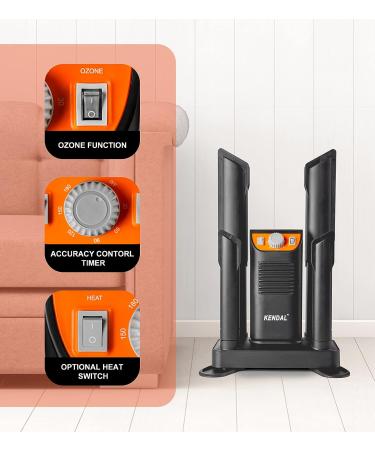 Kendal Boot Dryer for Work Boots  Shoe Dryer and Ozone Deodorizer  Portable Ski Boot Dryer with Adjustable Tubes & Timer  Ultra Silent  Quick Drying for Ski Boots  Sneakers  Gloves  Hats  Helmets Stand Up - Buy Online on GoSupps.com