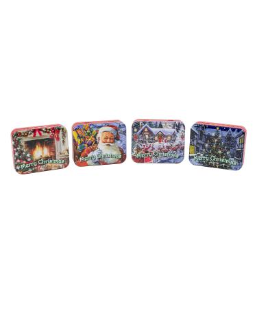 Christmas Mints Assorted Tins Embossed Tin Secret Santa Gift Stocking Filler