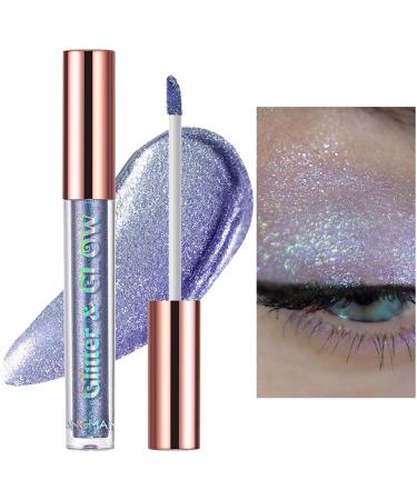 Liquid Shimmer Eyeshadow | Chameleon Gloss Eyeshadow - Liquid High Pigments Gloss Sparkling Shimmer Glow Eye Shadow Shiny Makeup Sritob 07# - Buy Online on GoSupps.com