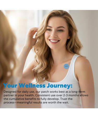 NAD+ Patches | Anti-Aging and Wellness Support | 5X Stronger Formula | NMNH Resveratrol Hyaluronic Acid Coq10 l Premium 8-Hour Time-Release Patch for Enhanced Absorption - Buy Online on GoSupps.com