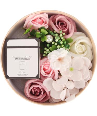 Scented Candle with Artificial Roses - Odour Removal & Aromatherapy for Anniversary Birthday & Holidays - Shop Internationally - Buy Online on GoSupps.com