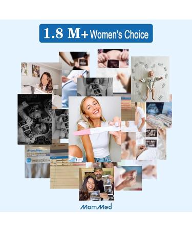 MomMed 6 Pack Midstream Pregnancy Test - Home Pregnancy Test Early Detection Test Incredibly Accurate Super Fast Results HCG Testing Kit (6 pack-Blue) - Buy Online on GoSupps.com