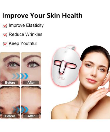 Red Light Therapy Mask - 7 Colors LED Facial Skin Care Device for Radiant Skin | Portable & Effective - Buy Online on GoSupps.com