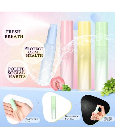 Dansib 20 Pcs Breath Spray 4 Styles Breath Freshener Spray Compact Portable Refreshing Cool Mouth Oral Odor Care - Buy Online on GoSupps.com