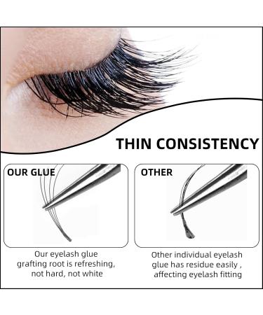 8ml Extra Strong Eyelash Extension Glue with Tweezers | Fast Drying 7-8 Weeks Retention Professional Use - Buy Online on GoSupps.com