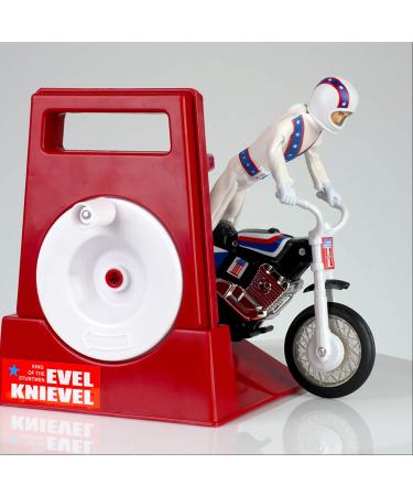 Evel Knievel Stunt Cycle - 8 Wind-Up Action Toy for Ultimate Jumps, Crashes & Flips - Original 1970's Stunt Bike - Buy Online on GoSupps.com