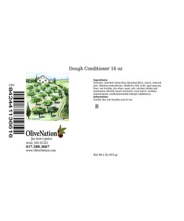 OliveNation Dough Conditioner & Improver - Baking Strengthener for Breads, Pastries & Baked Goods - 16 oz (Kosher Certified) - Buy Online on GoSupps.com