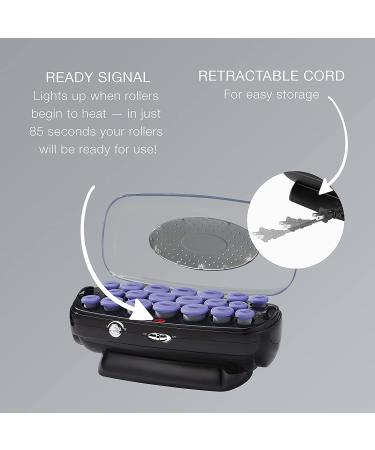 INFINITIPRO BY CONAIR Ceramic Flocked Hot Roller Set - 20 Hair Rollers with Cord Reel - Buy Online on GoSupps.com