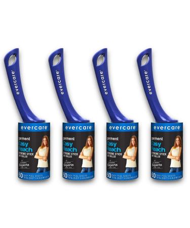 Evercare Giant Lint Roller Extra Large Sheets 60 ct-2 ct (Quantity of 4)